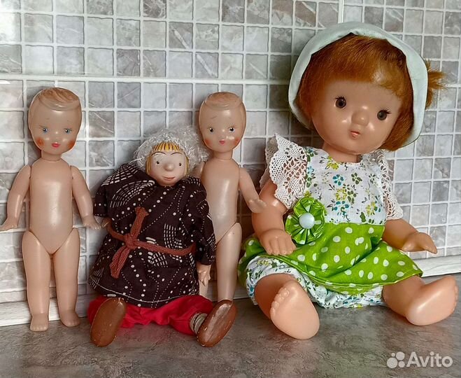 Лот советских кукол,пупсов