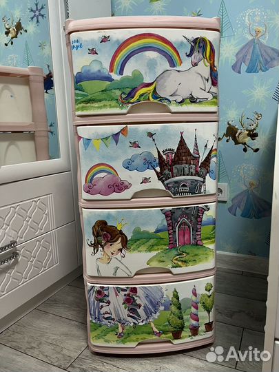 Комод детский пластиковый