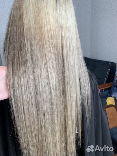 Кератиновое выпрямление волос