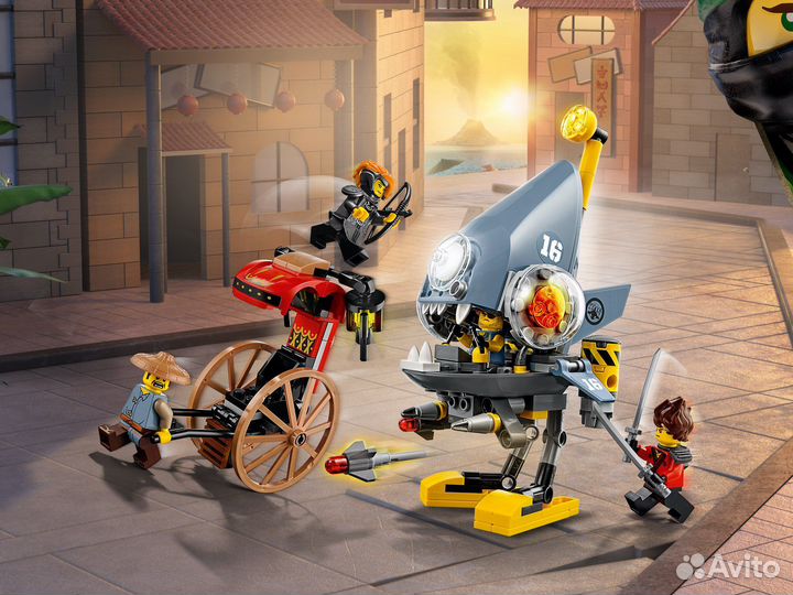 Lego Ninjago 70629 - Нападение пираньи
