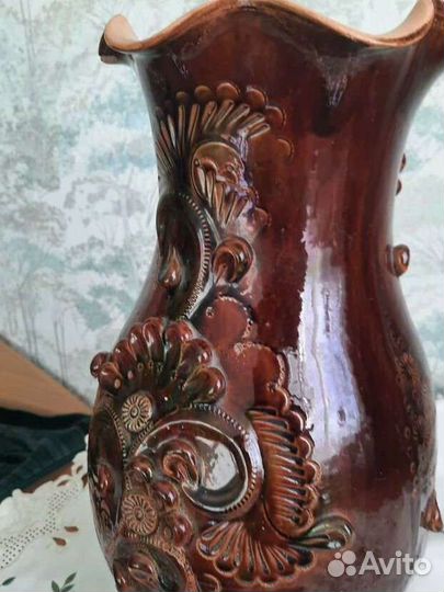 Ваза для цветов напольная (керамика)