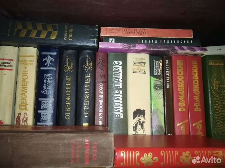 Книги классика (поэзия,повести,романы), детективы