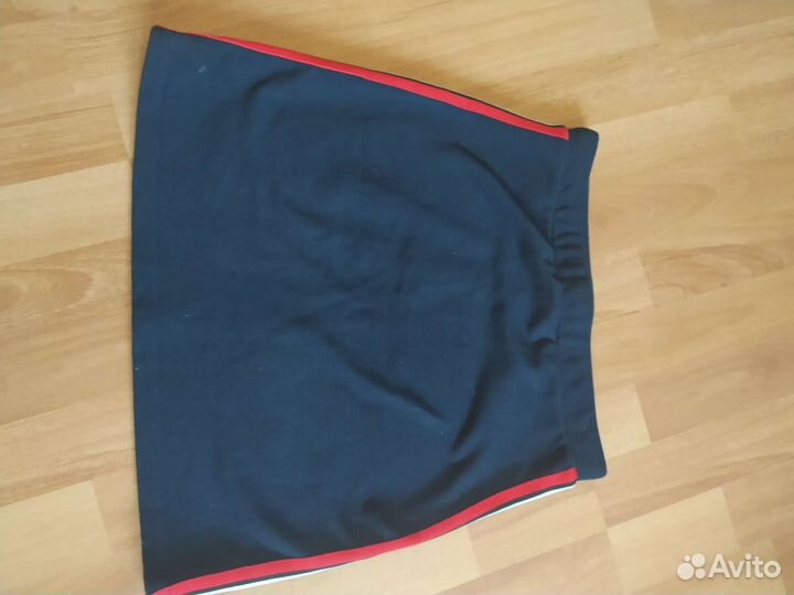 Юбка трапеция мини