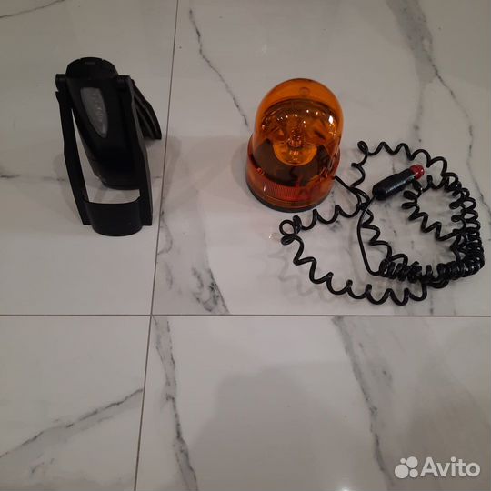 Мигалка оранжевая на магните