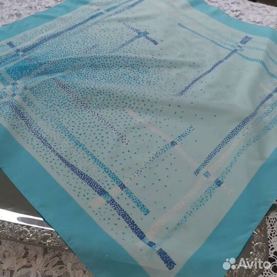 Италия нежно голубой платок