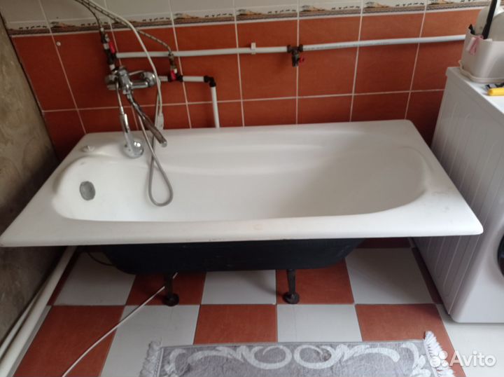 Ванна чугунная б/у 150 70