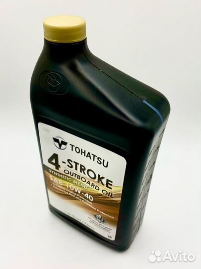 Масло Tohatsu 4Т 10W-40 Синтетическое моторное 0,9