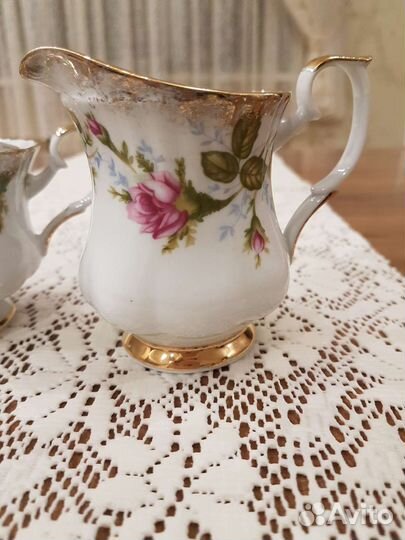 Сахарница,молочник и тарелка Польша