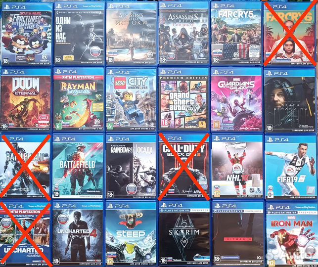Игры на PS4/PS5 (Лицензионные диски)