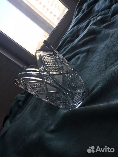 Хрустальная ваза