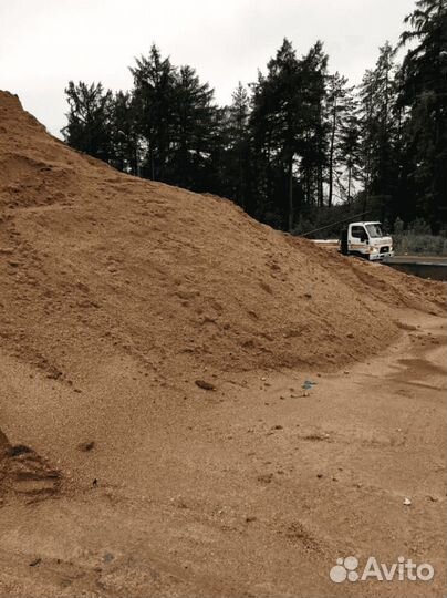 Песок строительный в наличии