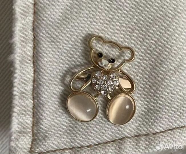 Брошь Moschino Teddy