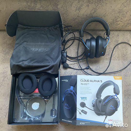 Наушники игровые hyperx cloud alpha s