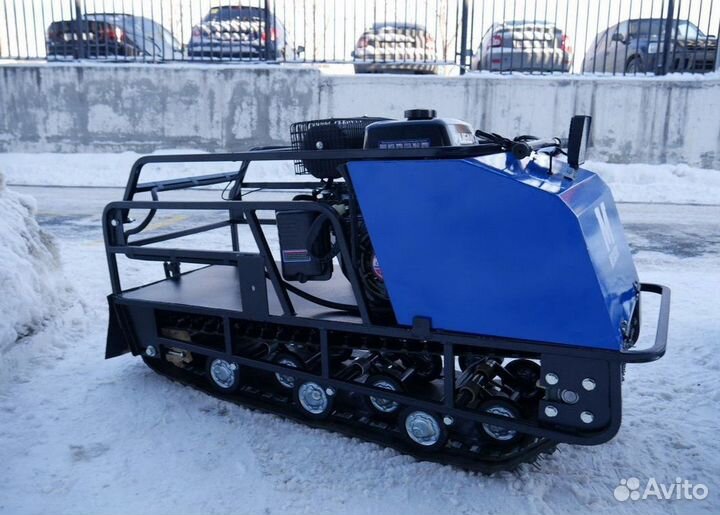 Мотобуксировщик Мужик М500 Лонг 17лс (длинная гус)