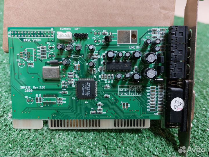 Очень ретро аудио карты ISA; PCI