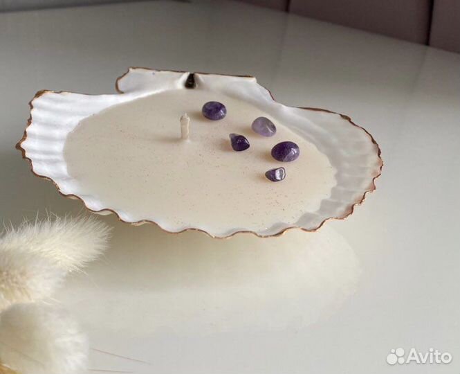 Свечи в кокосе, ракушках и др