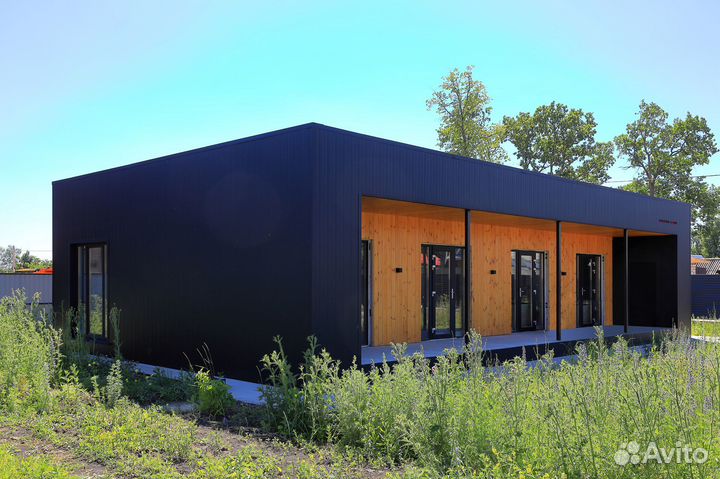 Вертикаль 0,2 classic 0,5 Rooftop Бархат с пленкой RAL 9005 черный