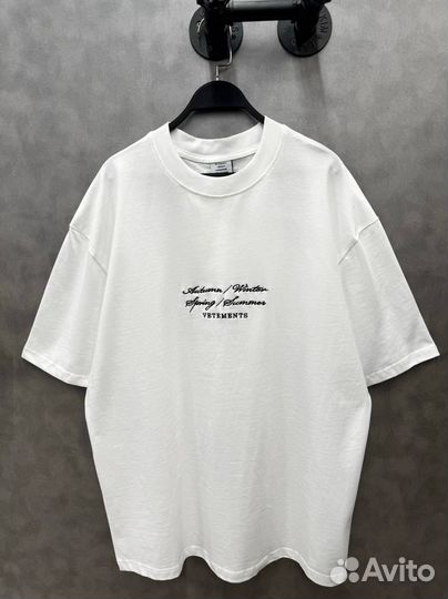 Футболки Vetements оверсайз (сезон 2024)