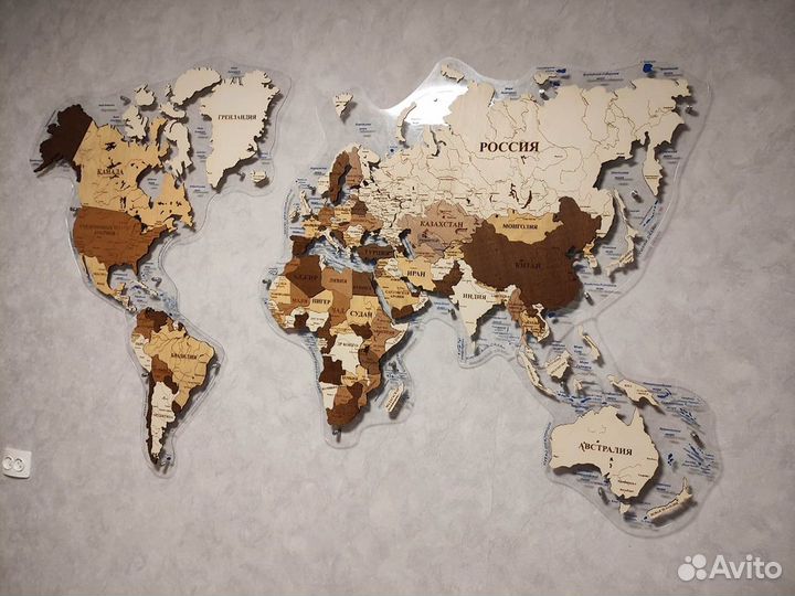 Деревянная карта