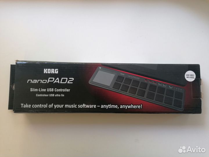 Korg nanopad2 USB-midi контроллер