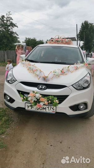 Прокат свадебных украшений для свадебного авто