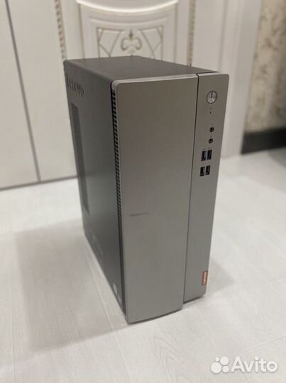 Игровой пк Lenovo: am4 + 16Gb + RX 550 + SSD