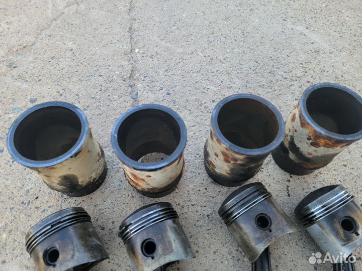 Поршневая группа с гильзами москвич 412