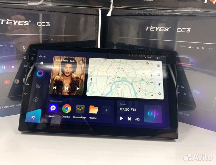 Магнитола на андройде Teyes 3/32 для Hyundai