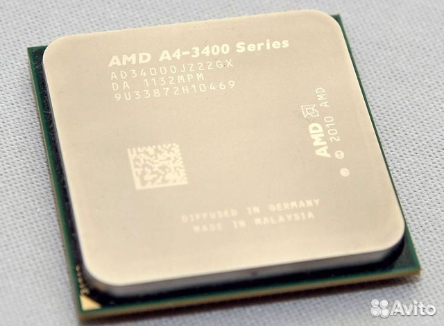 Процессор AMD A4 3400 Socket FM1