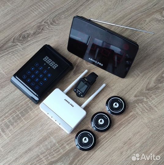 Кнопка вызова персонала, мастера / часы, пульт, та