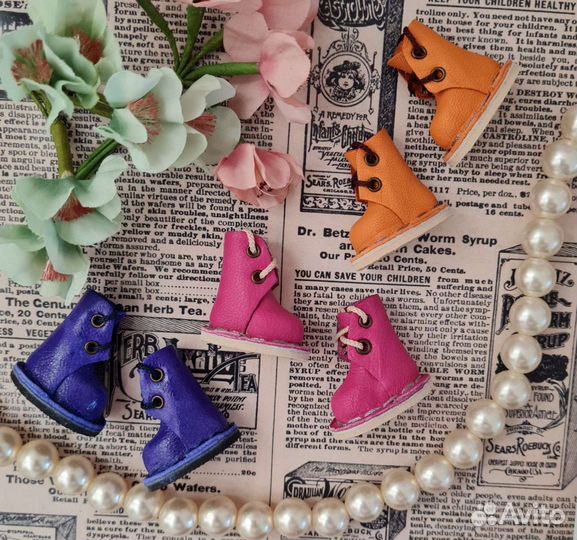 Обувь для кукол блайз, руруко, момоко