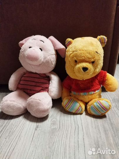 Мягкая игрушка Винни-пух и Пятачок
