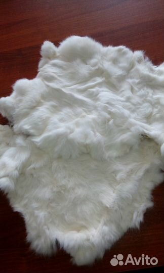 Шкурки кролика выделанные