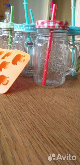 Набор баночек для коктейля, силиконовая форма для