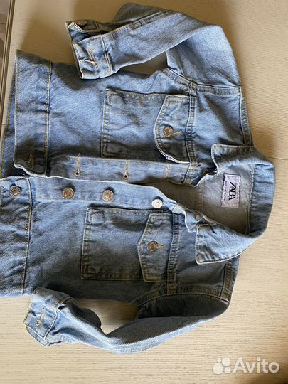 Джинсовая куртка zara 104