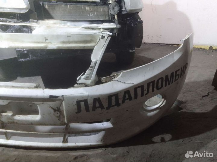 Передний бампер лада гранта