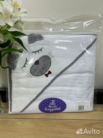 Пеленка с уголком «Котик» П28