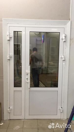 Двери алюминиевые