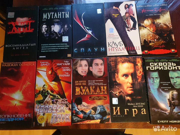 DVD VHS видеокассеты