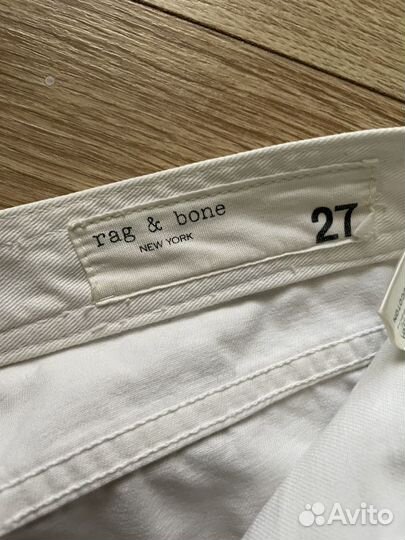 Белые джинсы rag&bone оригинал 27