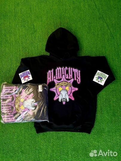 Худи Glo Gang Almighty (black )