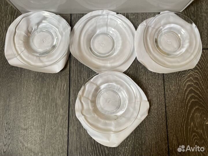 Набор стаканов «Армуды» с блюдцами 4 штуки