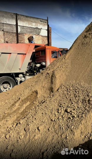 Песок карьерный