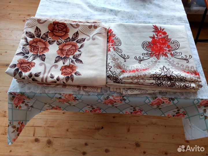 Шторы СССР, ткани