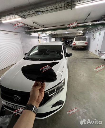 Накладки на боковые зеркала Vw Polo 6 liftback