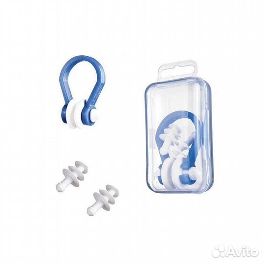 Набор для плавания Salvas беруши + зажим д/носа FA