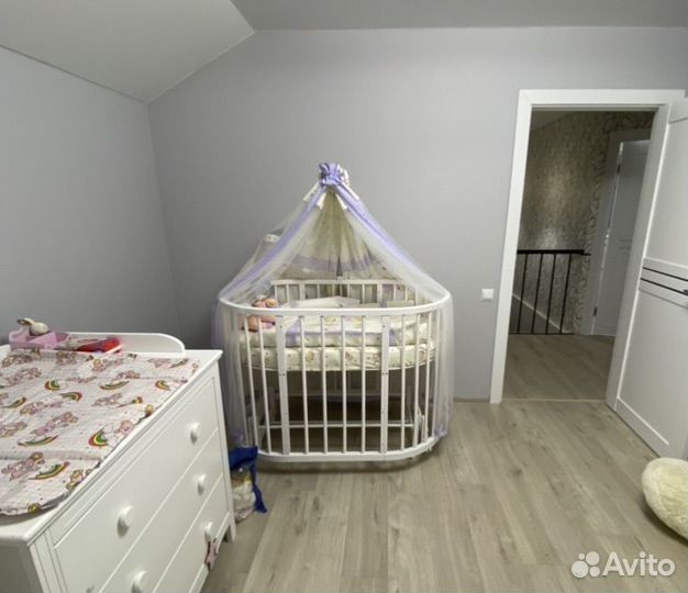 Детская кровать овальная