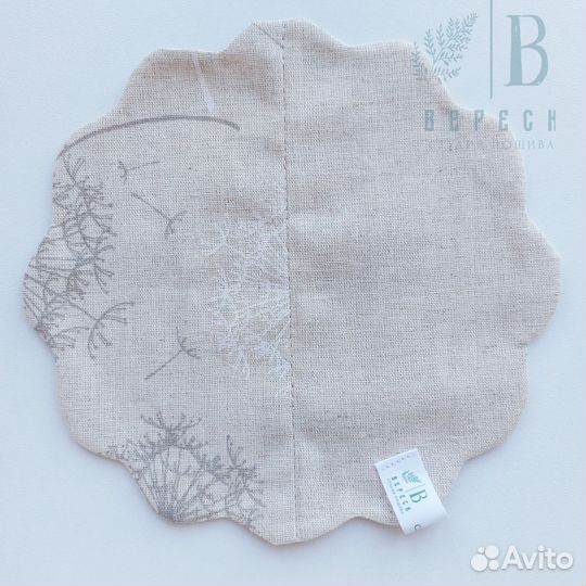 Новый комплект салфеток. Полулён