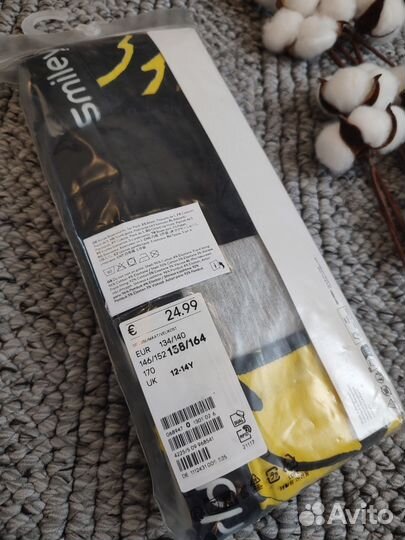 Трусы боксеры H&M 158 164 новые 5 шт. нм