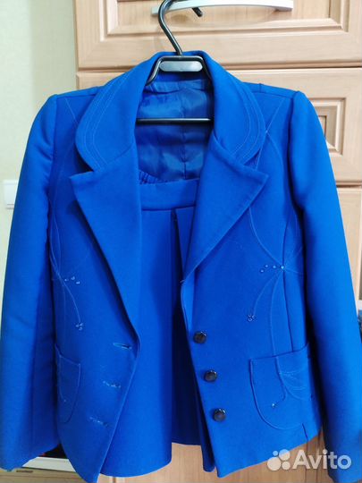 Школьная форма для девочки 128 134 синяя